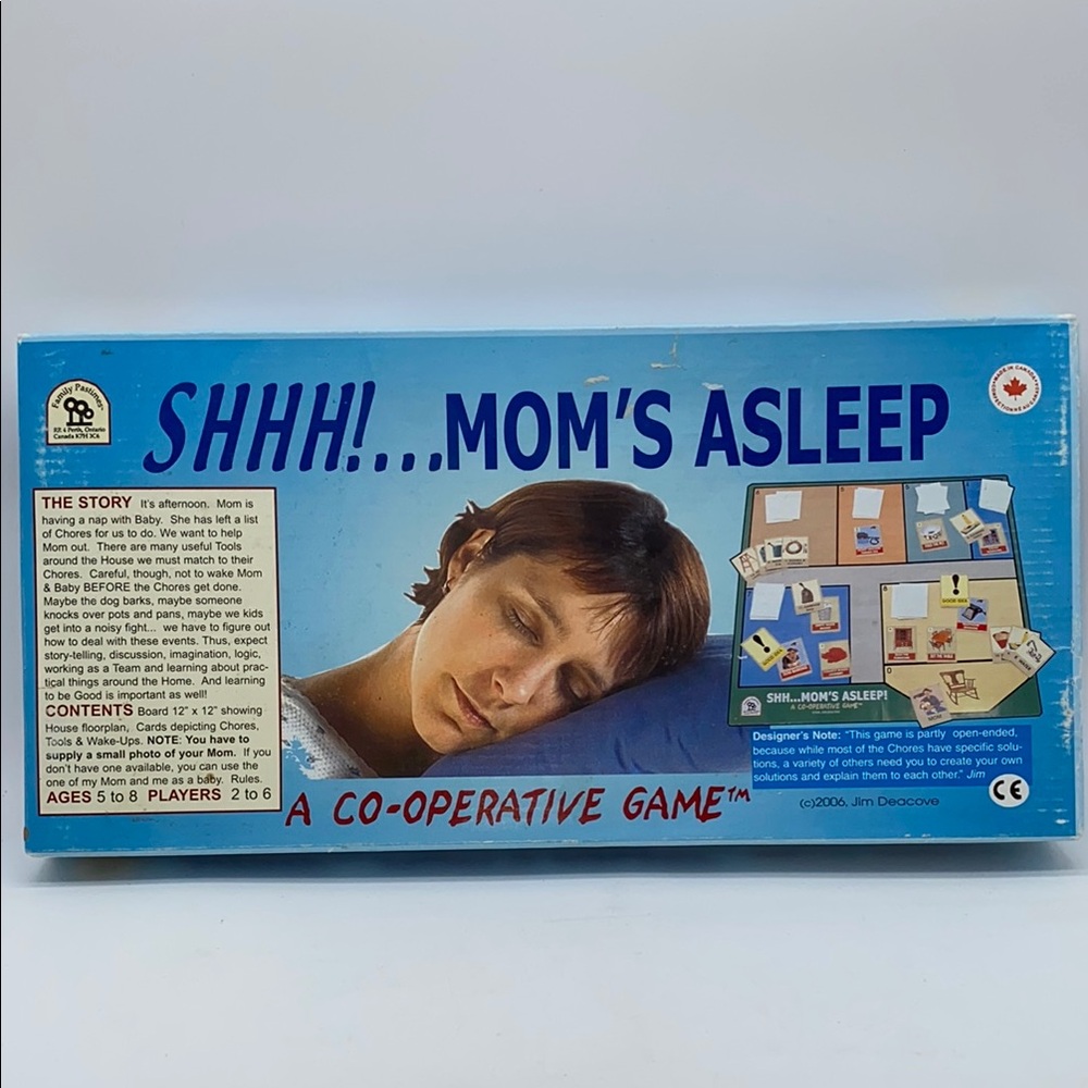 Shhh!...Mom's Asleep Cooperative Game- Family Pastimes
